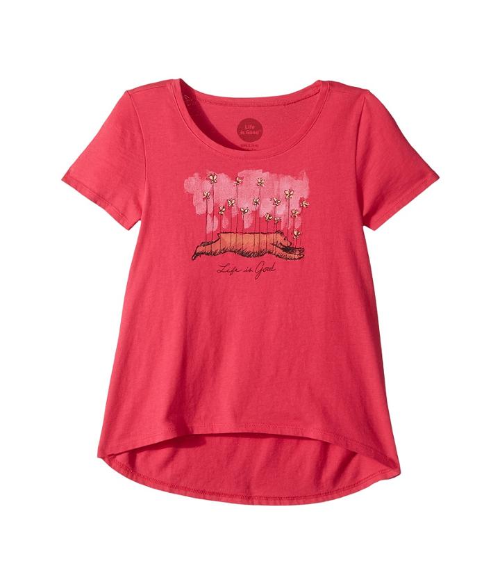 Life Is Good Kids - Butterfly Bear Scoop Neck Swing Tee