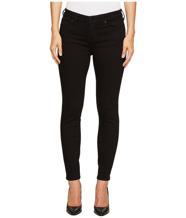 Liverpool - Petite Abby Skinny Perfect Black Jeans In Black Rinse