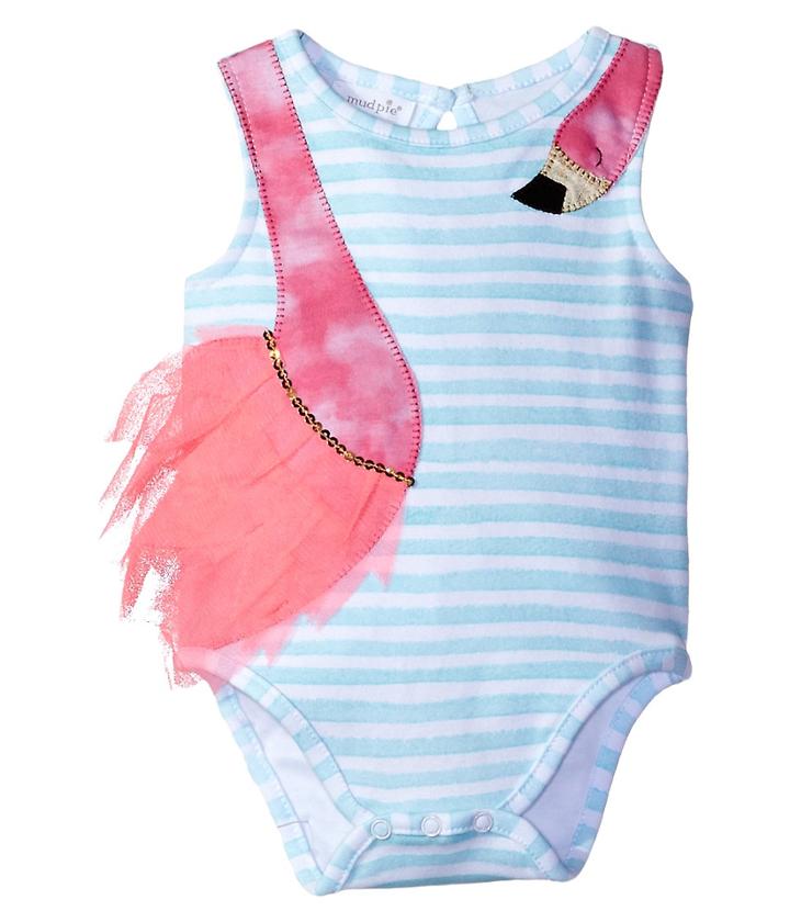 Mud Pie - Flamingo Tutu Crawler