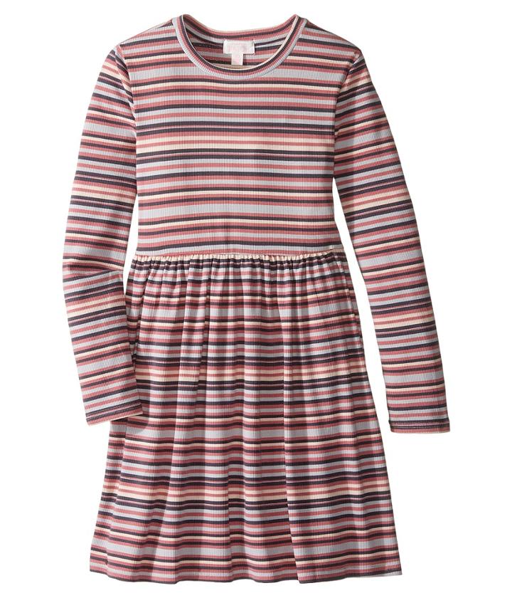 Pumpkin Patch Kids - Striped Rib Dress