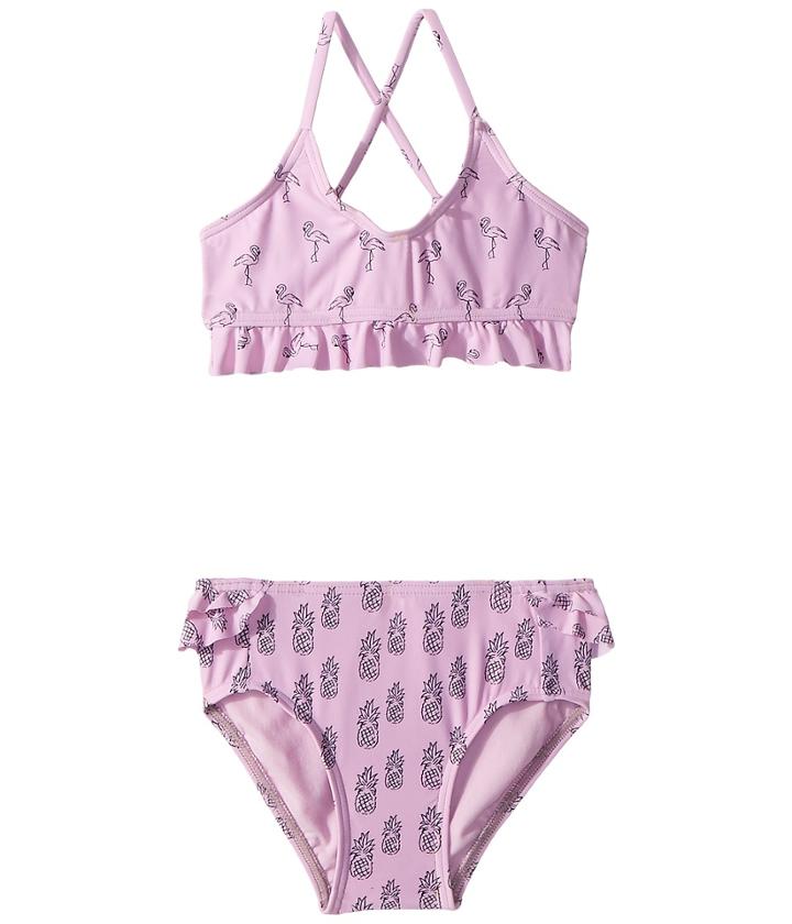 O'neill Kids - Flamingle Ruffle Top Swim Set