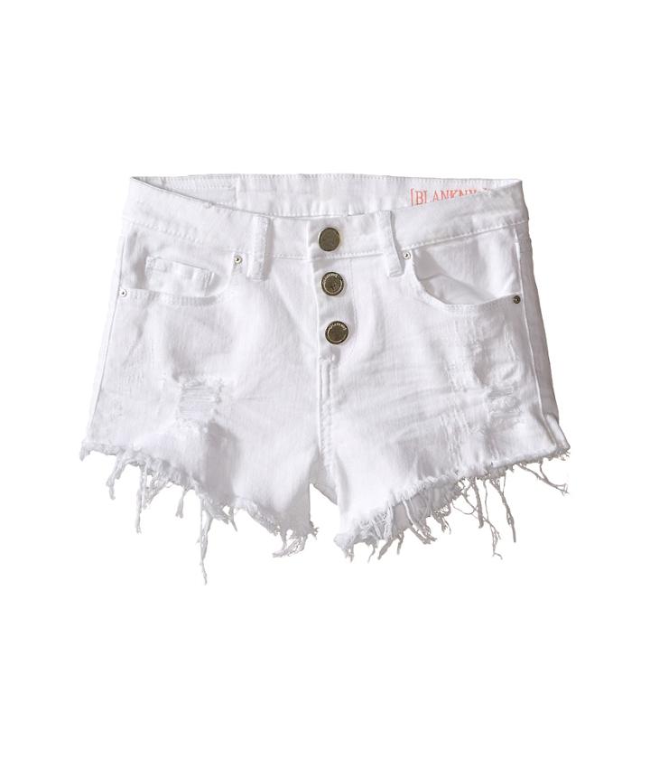 Blank Nyc Kids - High Rise Shorts In Perfect Ten