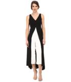 Adrianna Papell - Color Blocked Overlay Jumpsuit