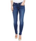 Hudson - Nico Mid-rise Supermodel Skinny Five-pocket Jeans In Blue Gold