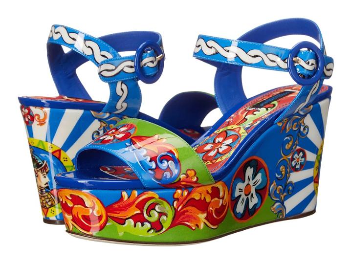 Dolce &amp; Gabbana - St. Carrett Sandalo Zeppa