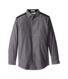 Calvin Klein Kids - Long Sleeve Crows Foot Pieced Shirt