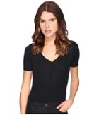 Atm Anthony Thomas Melillo - V-neck Henley Bodysuit