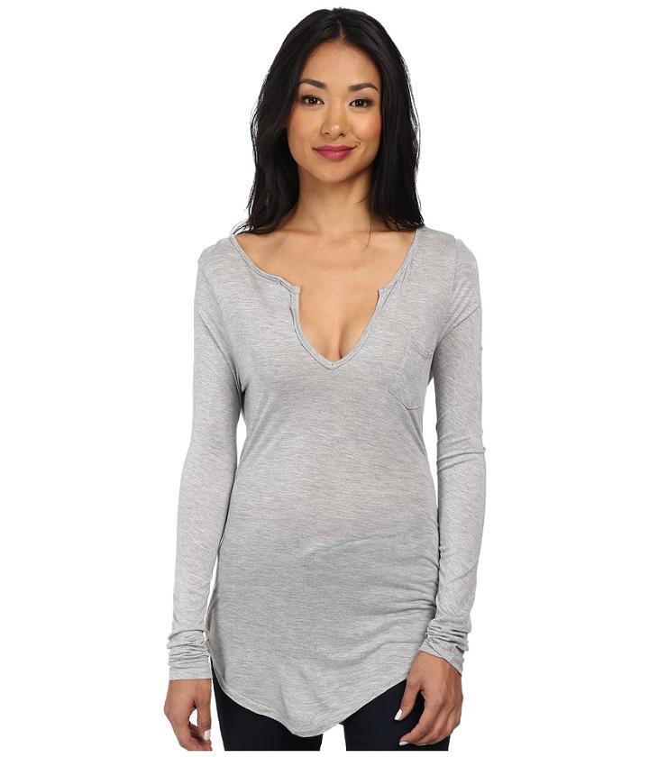 Lamade - L/s Open Henley Tee