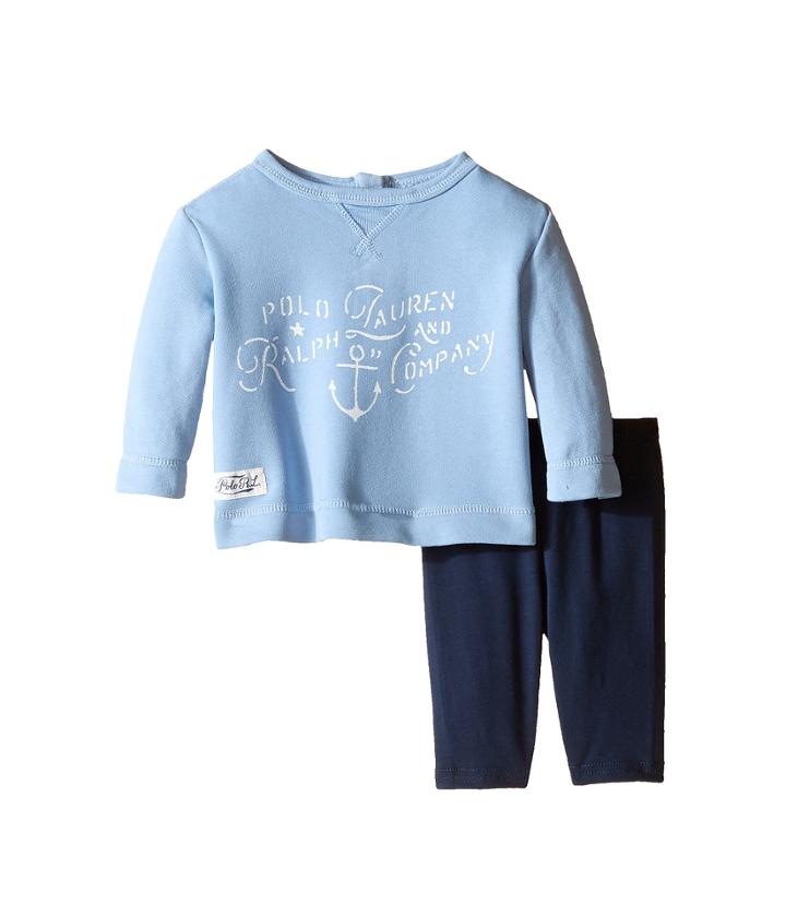 Ralph Lauren Baby - French Terry Indigo Leggings Set
