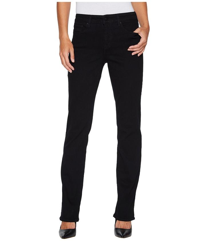 Nydj - Marilyn Straight W/ Geo Shine Back In Black