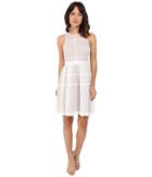 Donna Morgan - Sleeveless Novelty Organza Fit And Flare