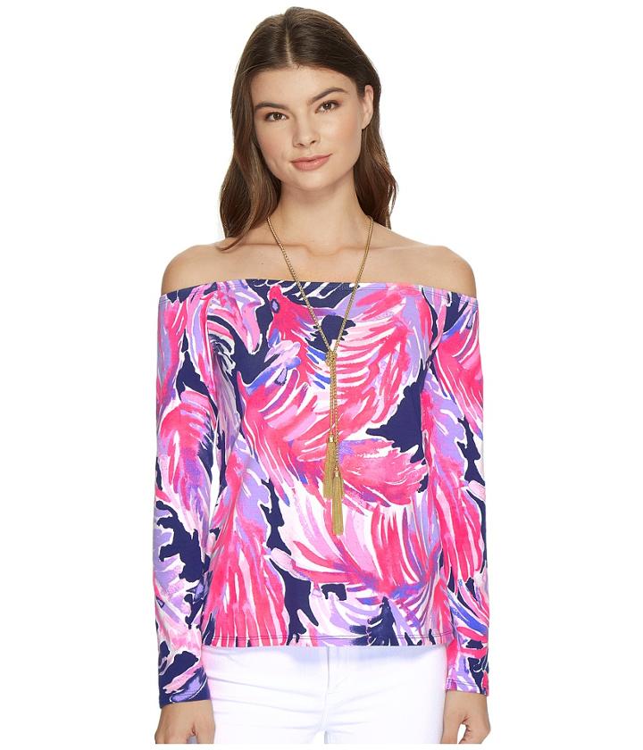 Lilly Pulitzer - Audelia Off-the-shoulder Top