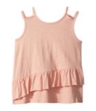 Ag Adriano Goldschmied Kids - Pigment Dyed Jersey Ruffle Tank Top