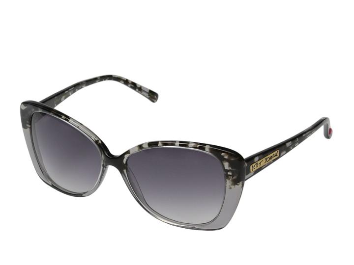 Betsey Johnson Square Cat Shape Frame W/ Gradient Print Overlay Lens