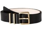 Calvin Klein - 35mm Flat Strap Belt With Two Metal Loops