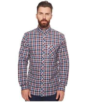 Ben Sherman - Long Sleeve Multicolored Gingham Shirt