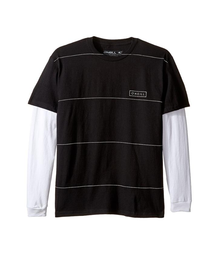 O'neill Kids - Striped Twofer Long Sleeve Shirt