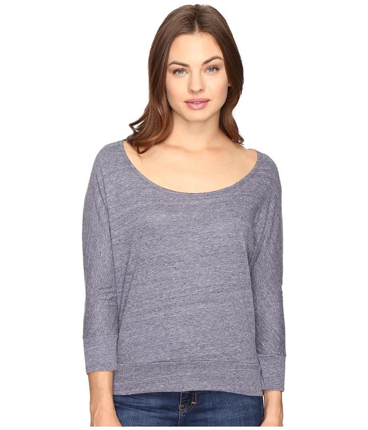 Alternative - Eco Nep Jersey Cabin Fever Dolman Top