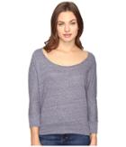 Alternative - Eco Nep Jersey Cabin Fever Dolman Top