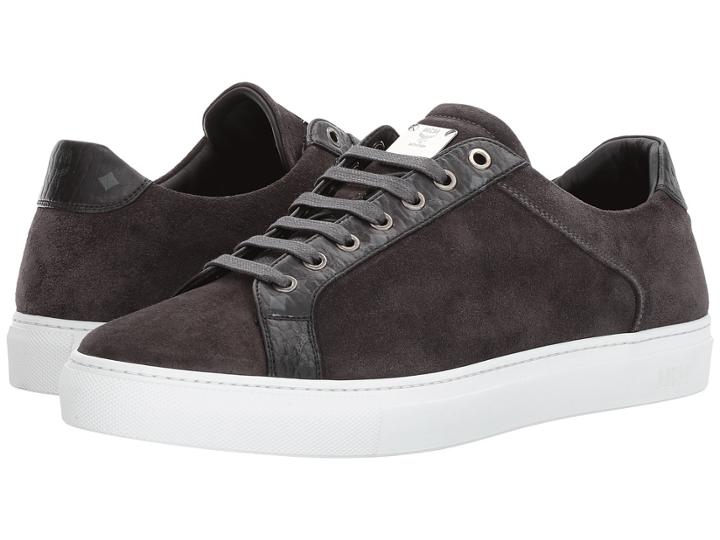 Mcm - Suede Low Top Lace-up Sneakers