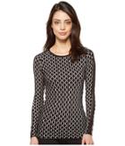 Trina Turk - Geo Knit Long Sleeve Top