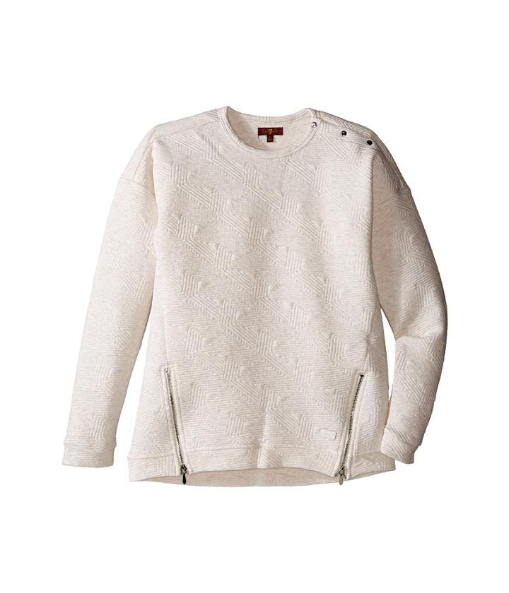 7 For All Mankind Kids - Quilted Jersey Pullover
