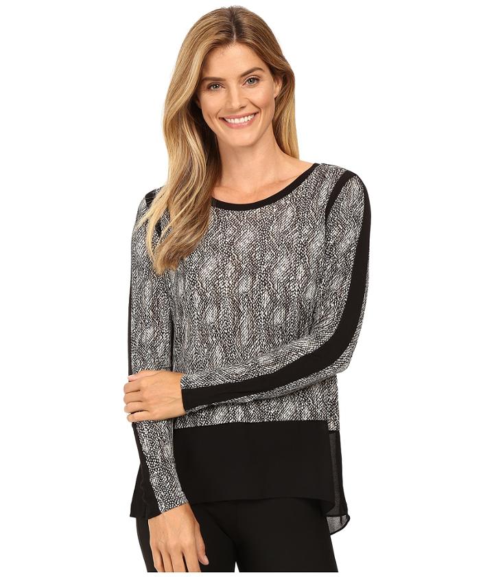 Michael Michael Kors - Textured Scale Woven Top