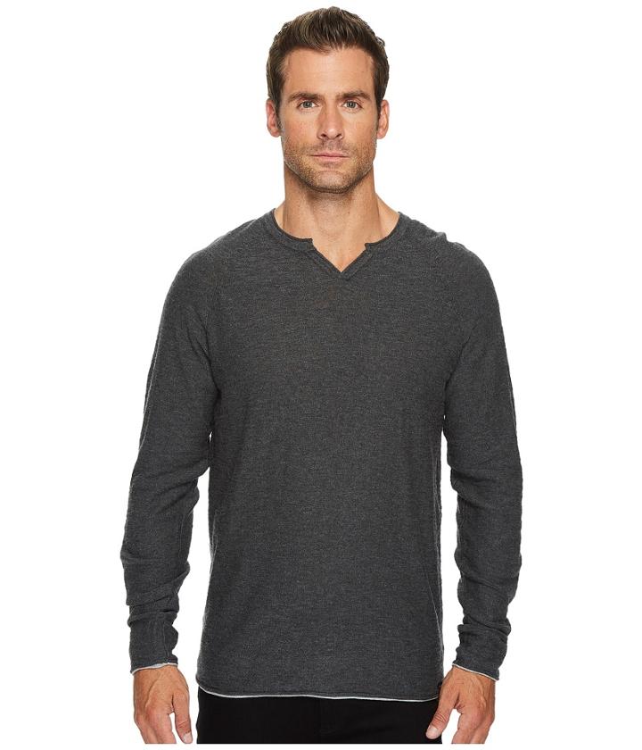 Lucky Brand - Notch Neck Sweater