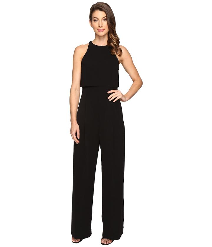 Jill Jill Stuart - 2-ply Crepe Popover Jumpsuit