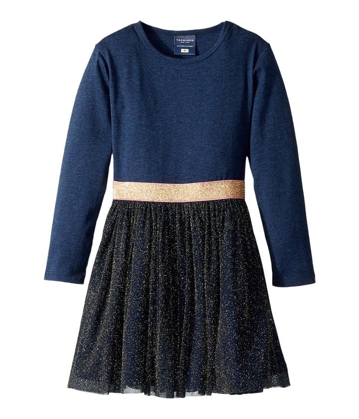 Toobydoo - Gold Shimmer Party Dress