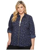 Michael Michael Kors - Plus Size Shooting Stars Foil Top