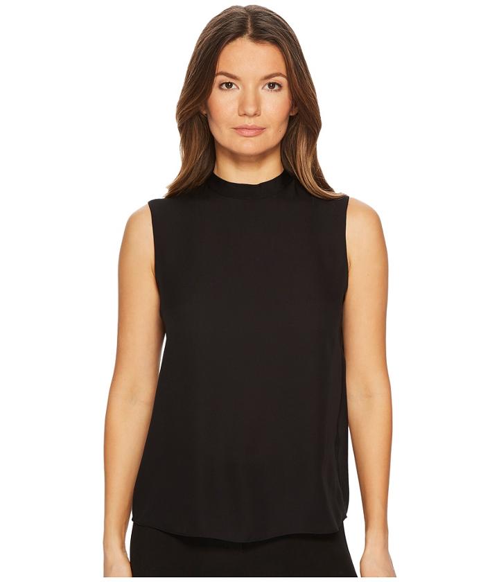 Vince - Sleeveless Mock Neck Blouse