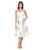 Calvin Klein - Strapless Printed Floral Dress Cd6b3r3m