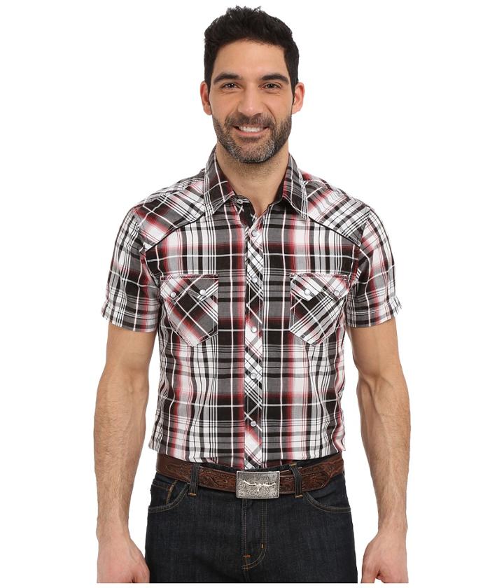 Rock And Roll Cowboy - Short Sleeve Snap B1s6280
