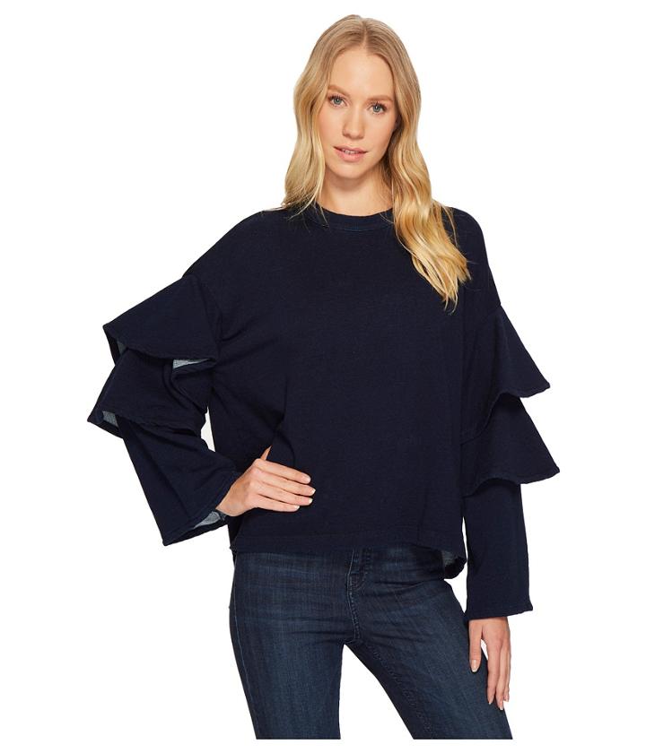 Ag Adriano Goldschmied - Pearl Ruffle Sweatshirt
