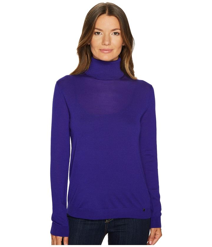 Jil Sander Navy - Wool Long Sleeve Turtleneck