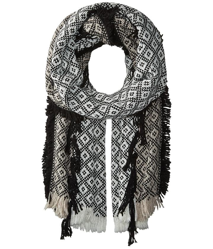 Collection Xiix - Diamond Tribe Fringed Blanket Wrap