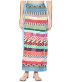Mary Katrantzou - Evaris Skirt Fira Stripe Knit Cover-up