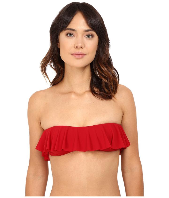 Kamalikulture By Norma Kamali - Ruffle Bikini Top