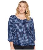 Michael Michael Kors - Plus Size Sari Peasant Top