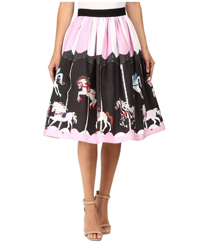 Unique Vintage - Scene Full Swing Skirt
