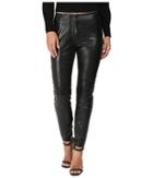 Just Cavalli - Leather Leggings With Stitch Detail
