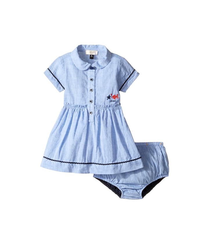 Armani Junior - Linen Dress With Bloomer