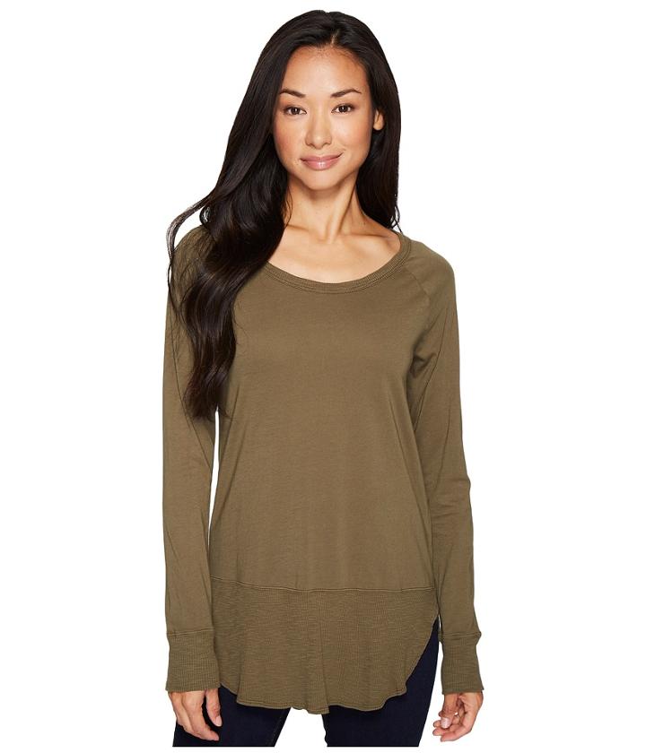 Mod-o-doc - Supreme Jersey Rounded Hem Raglan Long Sleeve Tee