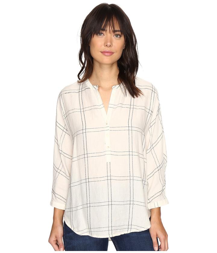 Lucky Brand - White Plaid Shirt