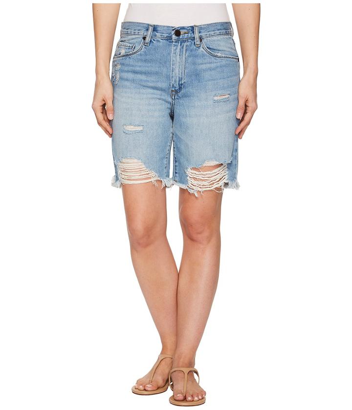Blank Nyc - Hi Rise Destruced Shorts In Climbing Walls
