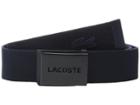 Lacoste - Embossed Logo Adjustable Buckle Textile Belt