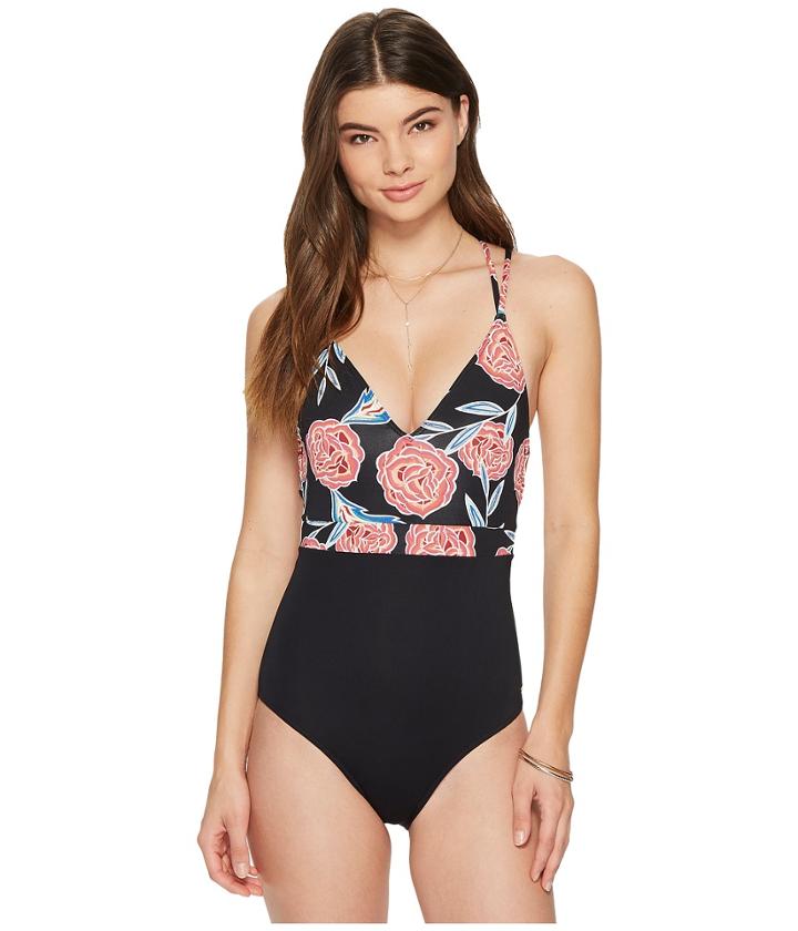 Roxy - Softly Love Print One-piece Swimsuit