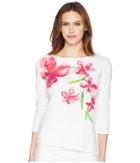 Tommy Bahama - Floral Fade 3/4 Sleeve Tee