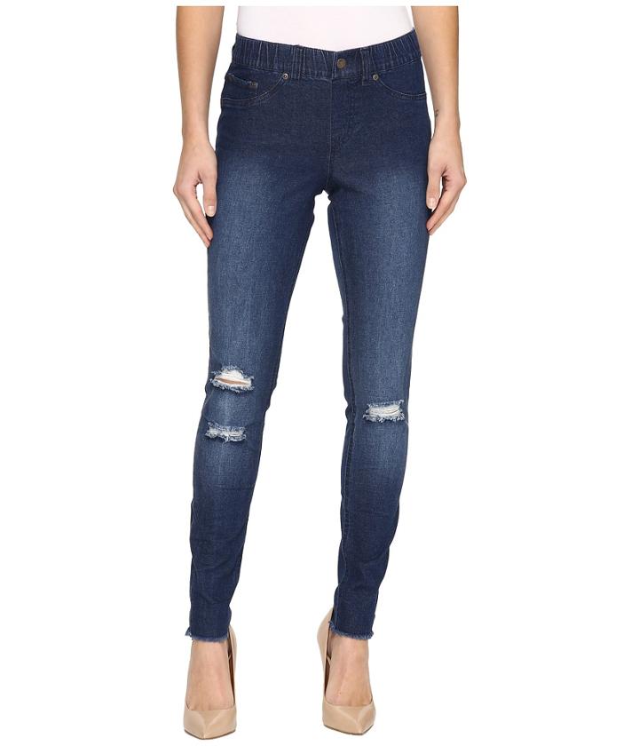 Hue - Ripped Knee Denim Leggings
